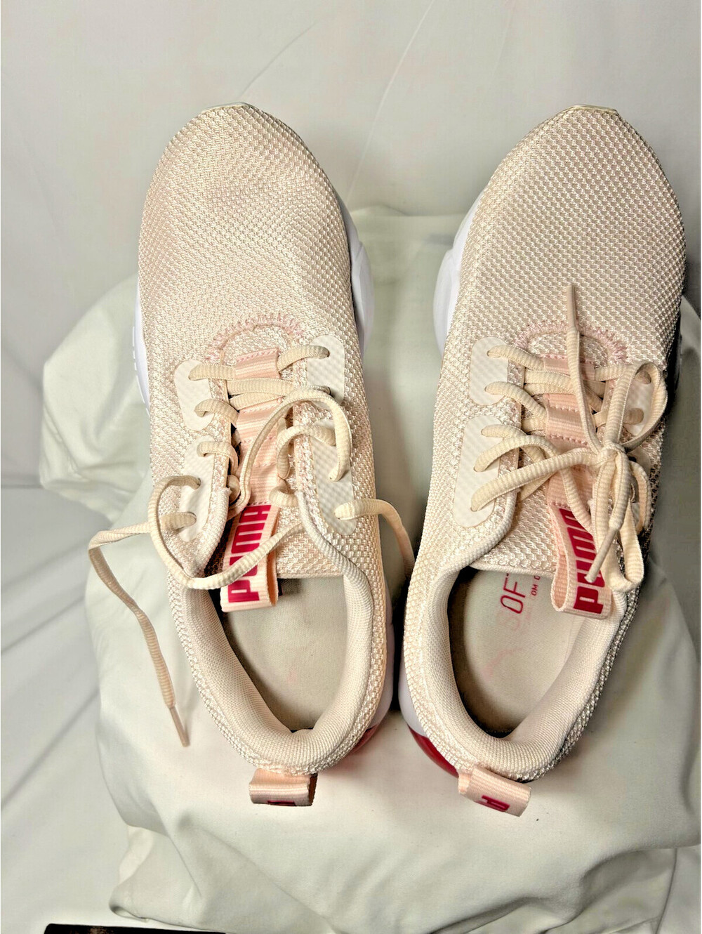 PUMA Pacer Future Lux Women's Sneakers Light Pink Rose Gold Shoes Sz 10